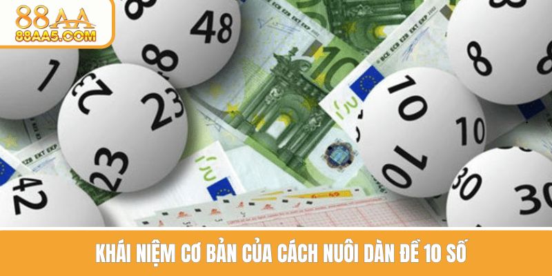 Khái niệm cơ bản của cách nuôi dàn đề 10 số