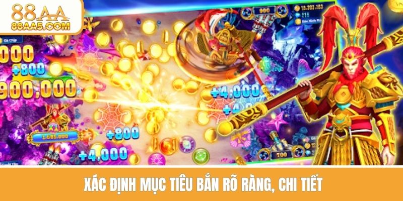 Xác định mục tiêu bắn rõ ràng, chi tiết